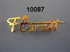 10087 - Emblem Florett - Messing