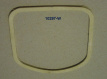 10297-W 10297-W - Rubber km teller vierkant Zündapp wit
