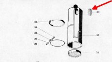 10490 - Schuimrubber manchet Luchtfilterbak